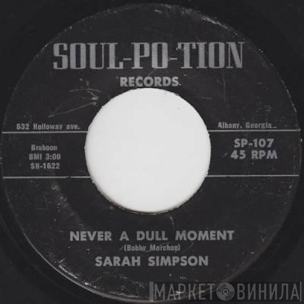 Sarah Simpson - Never A Dull Moment / All Of A Sudden