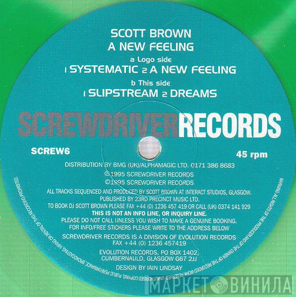 Scott Brown - A New Feeling