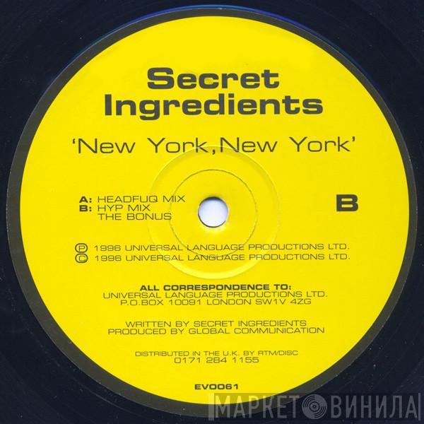Secret Ingredients - New York, New York