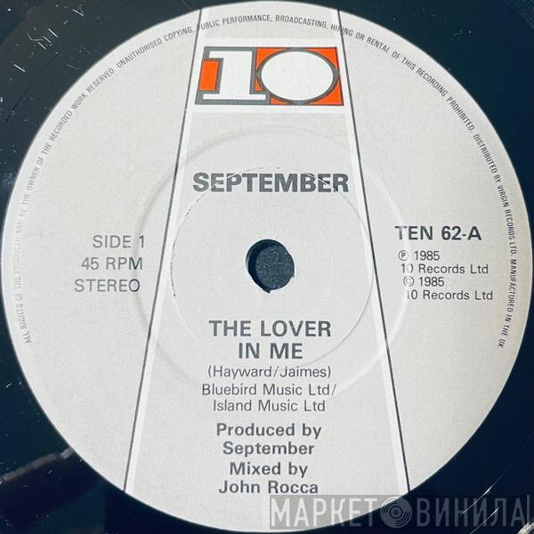  September   - The Lover In Me