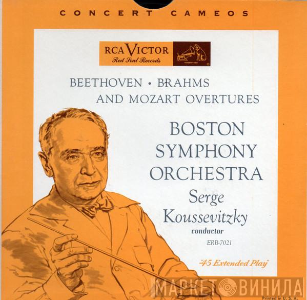 , Serge Koussevitzky  Boston Symphony Orchestra  - Beethoven Brahms and Mozart Overtures
