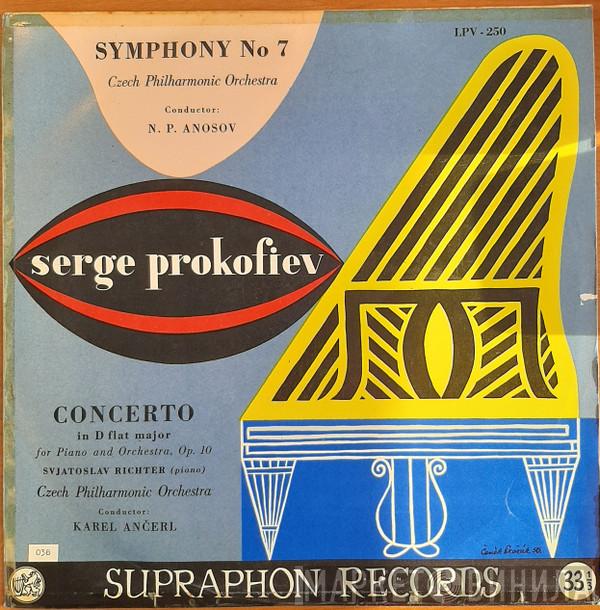 - Sergei Prokofiev , The Czech Philharmonic Orchestra , Николай Аносов , Sviatoslav Richter , The Prague Symphony Orchestra  Karel Ančerl  - Serge Prokofiev Symphony No. 7, Concerto In D Flat Major For Piano And Orchestra, Op. 10