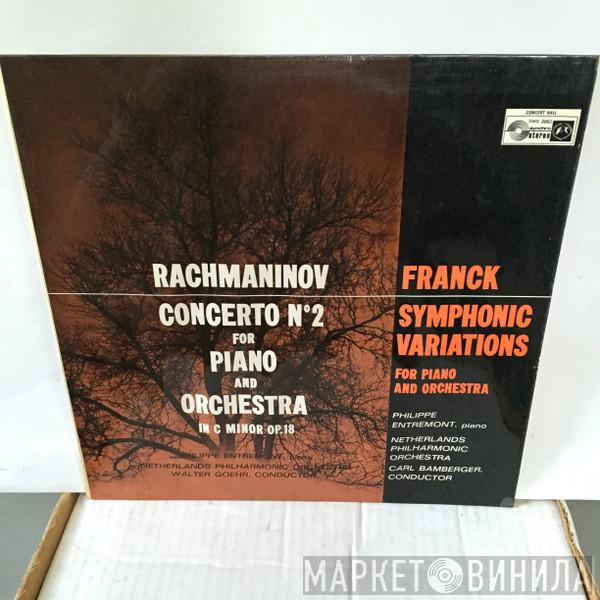 Sergei Vasilyevich Rachmaninoff, César Franck, Philippe Entremont, Nederlands Philharmonisch Orkest, Walter Goehr, Carl Bamberger - Piano Concerto No. 2 In C Minor / Symphonic Variations