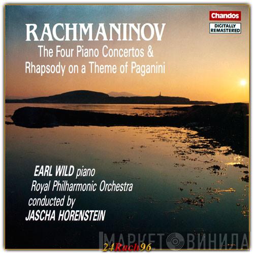 Sergei Vasilyevich Rachmaninoff, Earl Wild, The Royal Philharmonic Orchestra, Jascha Horenstein - The Four Piano Concertos & Rhapsody On A Theme Of Paganini