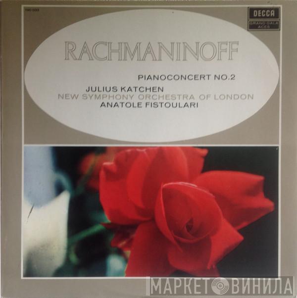 , Sergei Vasilyevich Rachmaninoff , Julius Katchen , The New Symphony Orchestra Of London  Anatole Fistoulari  - Pianoconcert No.2