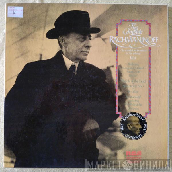 Sergei Vasilyevich Rachmaninoff - Vol. 4 - Beethoven, Grieg And Schubert Sonatas With Kreistler, The Isle Of The Dead, Symphony No. 3, Vocalise - Rachmaninoff Conducts The Philadelphia Orchestra