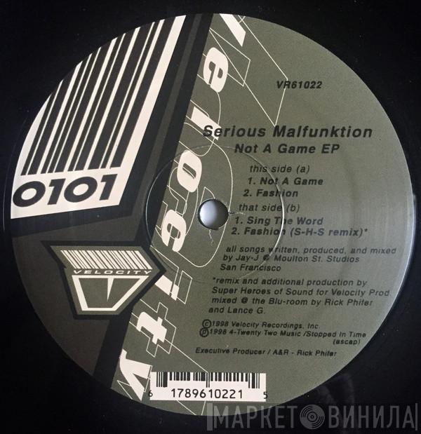 Serious Malfunktion - Not A Game EP