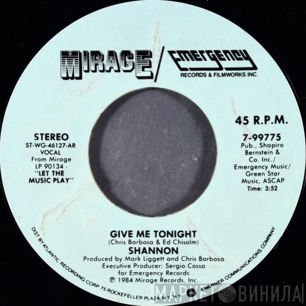  Shannon  - Give Me Tonight