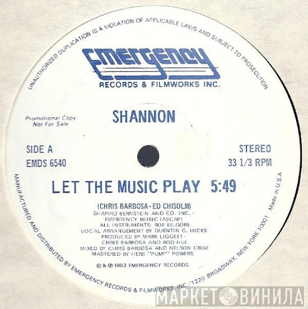  Shannon  - Let The Music Play