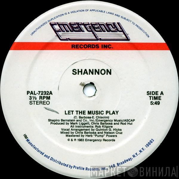  Shannon  - Let The Music Play