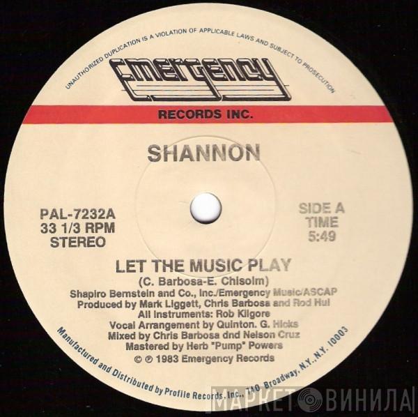  Shannon  - Let The Music Play