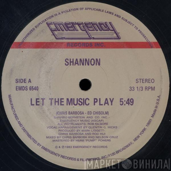  Shannon  - Let The Music Play