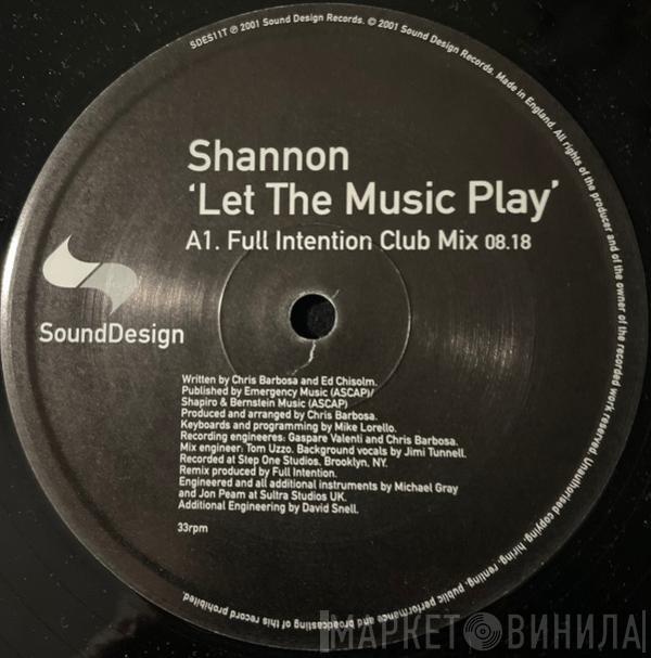  Shannon  - Let The Music Play