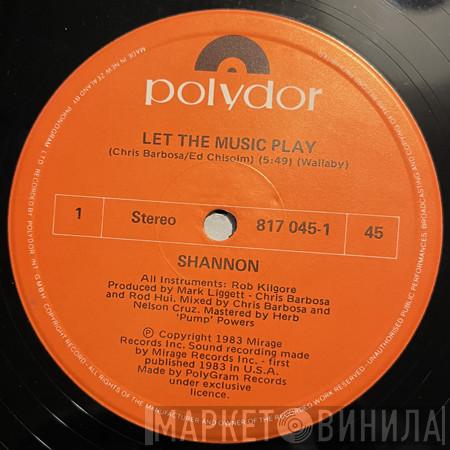  Shannon  - Let The Music Play