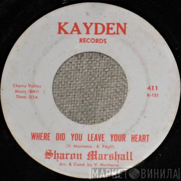 Sharon Marshall  - Where Did You Leave Your Heart / I'm Glad There Is You