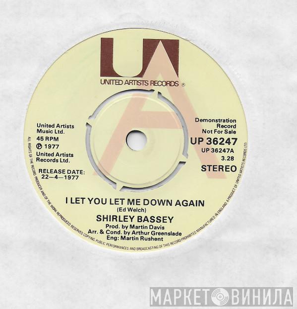 Shirley Bassey - I Let You Let Me Down Again