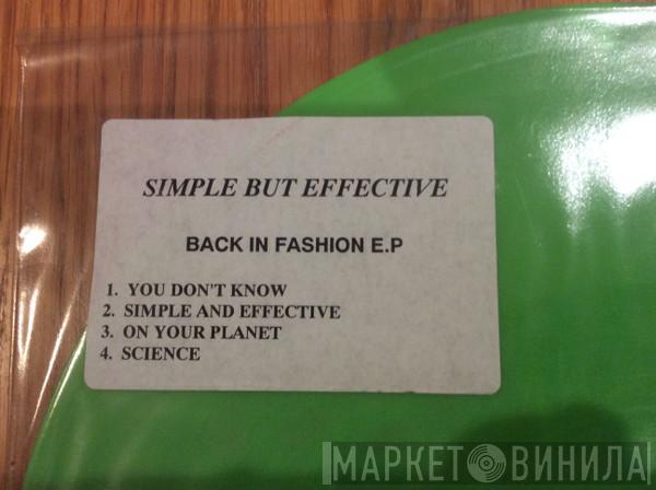  Simple But Effective  - Back in Fashion EP