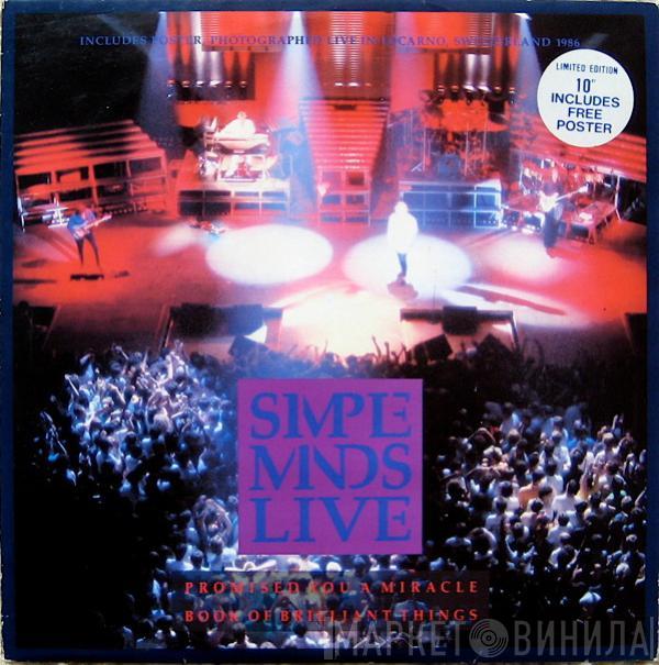 Simple Minds - Promised You A Miracle / Book Of Brilliant Things (Simple Minds Live)