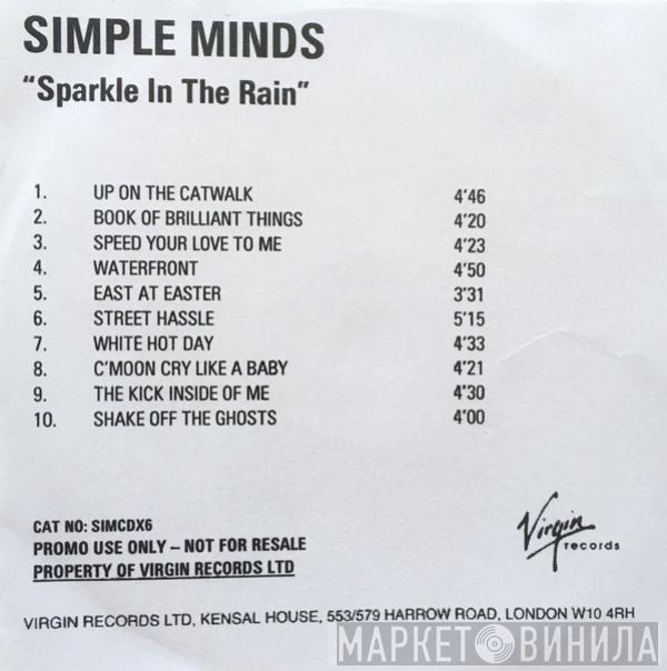  Simple Minds  - Sparkle In The Rain