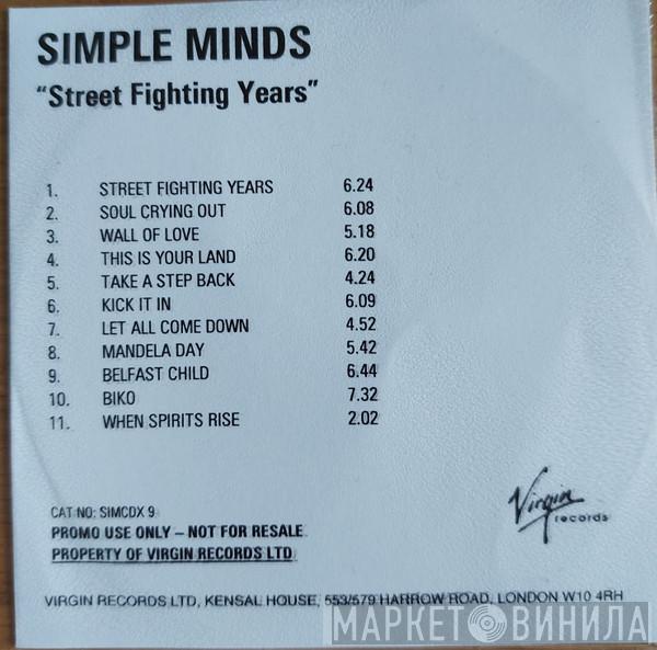  Simple Minds  - Street Fighting Years