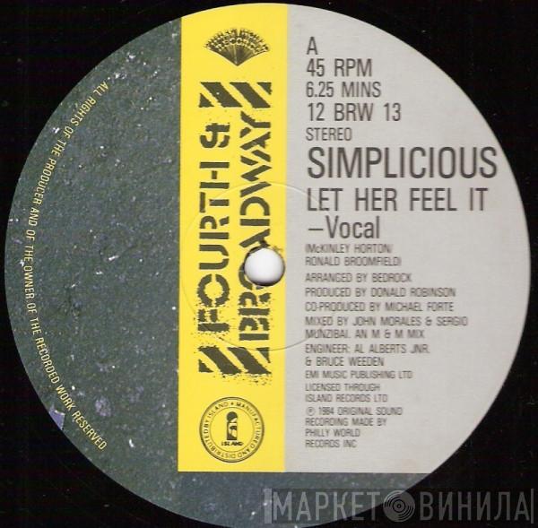 Simplicious - Let Her Feel It