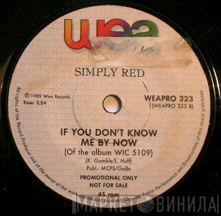  Simply Red  - If You Don't Know Me By Now