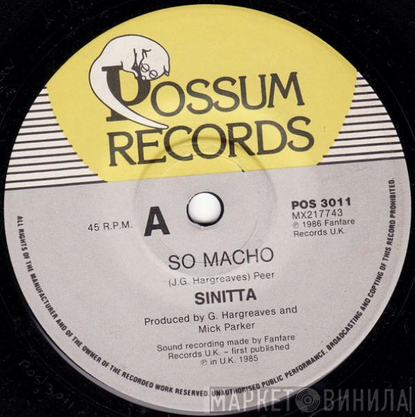  Sinitta  - So Macho