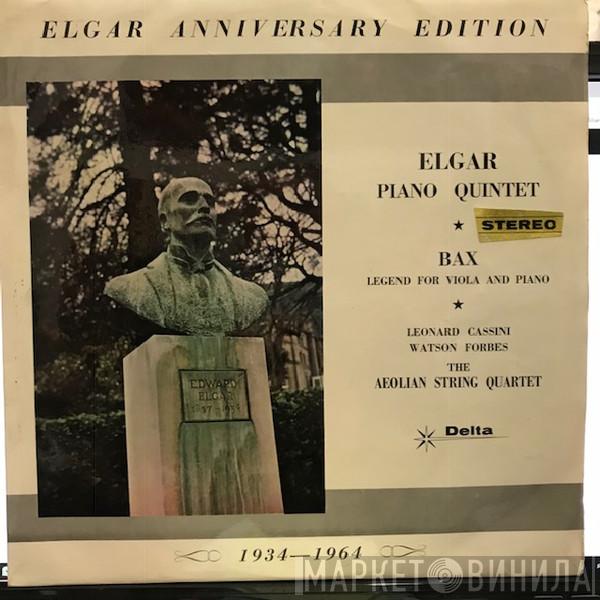 Sir Edward Elgar, Arnold Bax, Aeolian String Quartet, Leonard Cassini, Watson Forbes - Piano Quintet / Legend For Viola And Piano