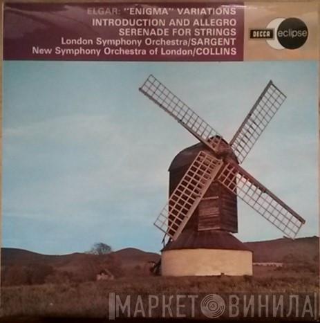 Sir Edward Elgar, Sir Malcolm Sargent, Anthony Collins , The London Symphony Orchestra, The New Symphony Orchestra Of London - "Enigma" Variations / Introduction And Allegro / Serenade For Strings