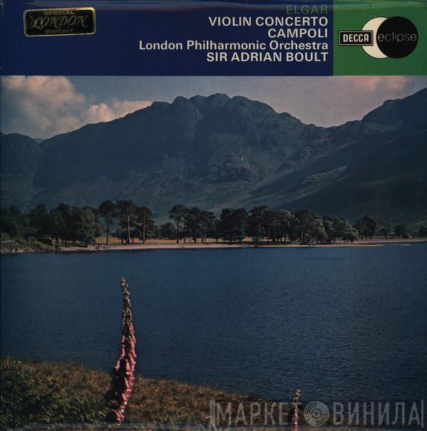 Sir Edward Elgar, Alfredo Campoli, The London Philharmonic Orchestra, Sir Adrian Boult - Violin Concerto In B Minor, Op. 61