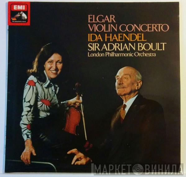 , Sir Edward Elgar , Ida Haendel  Sir Adrian Boult  - Violin Concerto