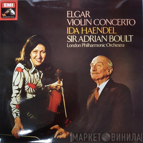 , Sir Edward Elgar , Ida Haendel  Sir Adrian Boult  - Violin Concerto