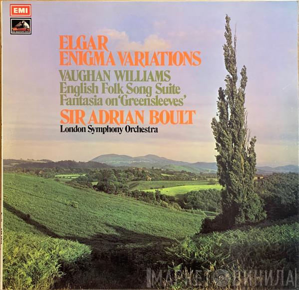 Sir Edward Elgar, Ralph Vaughan Williams, The London Symphony Orchestra, Sir Adrian Boult - Enigma Variations, English Folk Song Suite, Fantasia On 'Greensleeves'