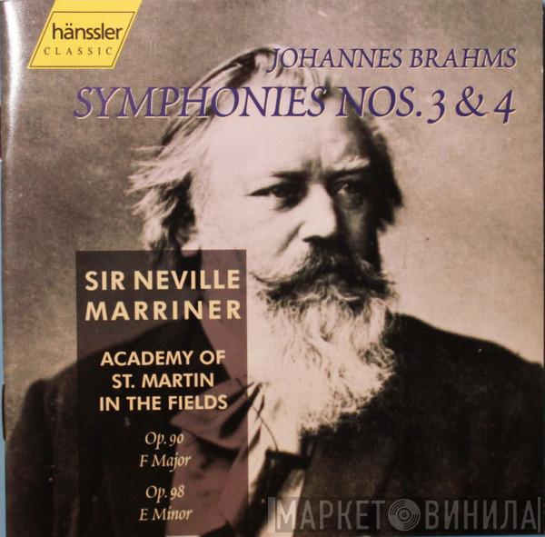 , Sir Neville Marriner , The Academy Of St. Martin-in-the-Fields  Johannes Brahms  - Symphonies Nos. 3 & 4