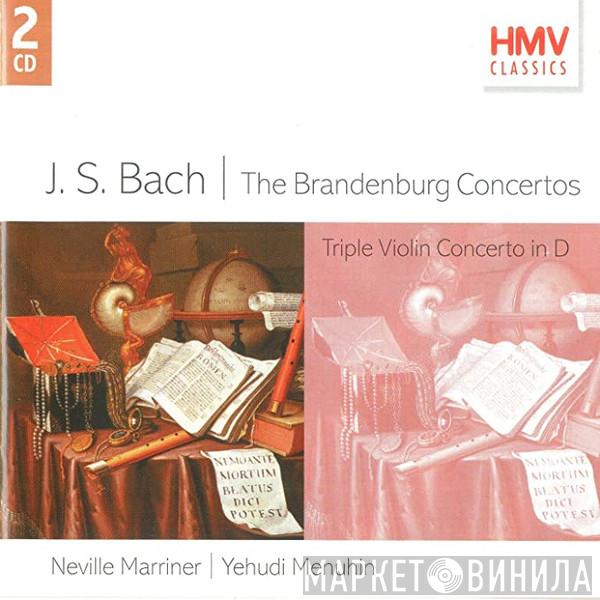 Sir Neville Marriner, Yehudi Menuhin, Johann Sebastian Bach - The Brandenburg Concertos - Triple Violin Concerto In D