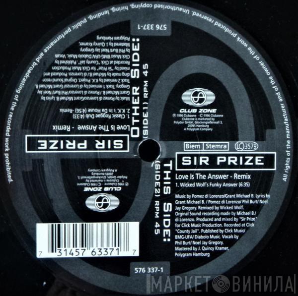 Sir Prize - Love Is The Answer (Remixes)