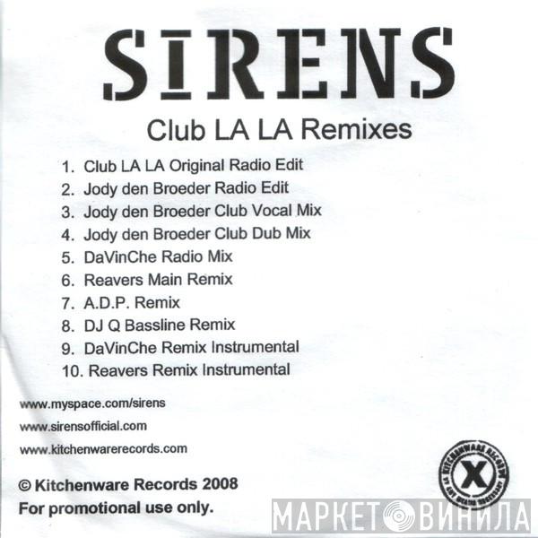 Sirens - Club LA LA (Remixes)