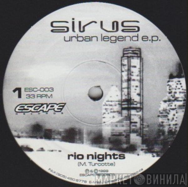 Sirus - Urban Legend E.P.