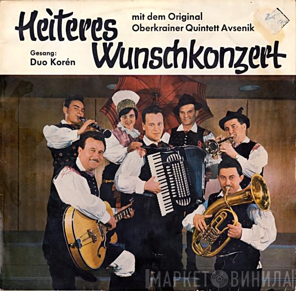 , Slavko Avsenik Und Seine Original Oberkrainer  Duo Korén  - Heiteres Wunschkonzert