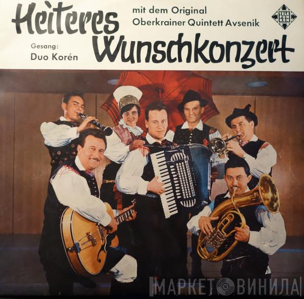 , Slavko Avsenik Und Seine Original Oberkrainer  Duo Korén  - Heiteres Wunschkonzert