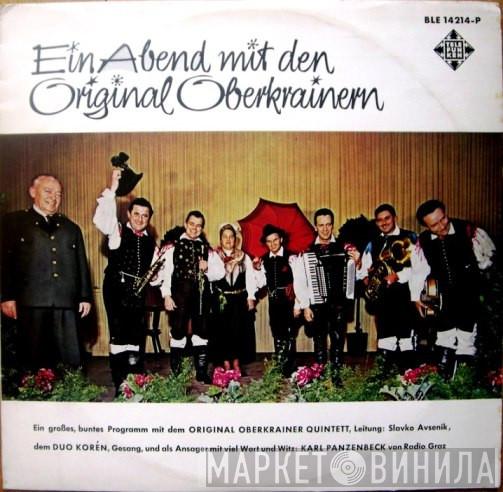 , Slavko Avsenik Und Seine Original Oberkrainer , Karl Panzenbeck  Duo Korén  - Ein Abend Mit Den Original Oberkrainern