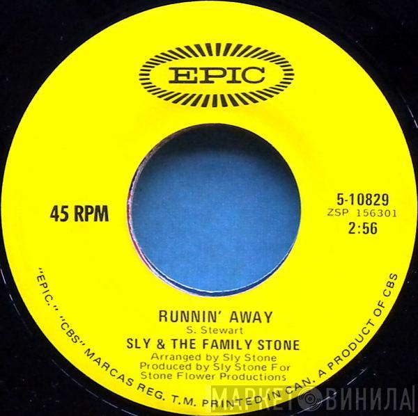  Sly & The Family Stone  - Runnin' Away / Brave & Strong