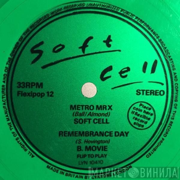 Soft Cell, B-Movie - Metro MRX / Remembrance Day