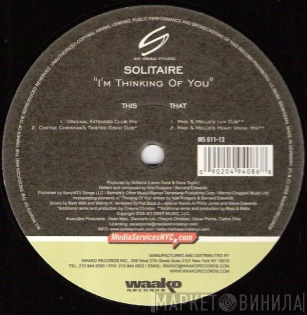 Solitaire - I'm Thinking Of You