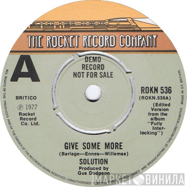 Solution  - Give Some More