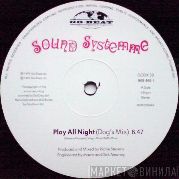 Sound Systemme - Play All Night