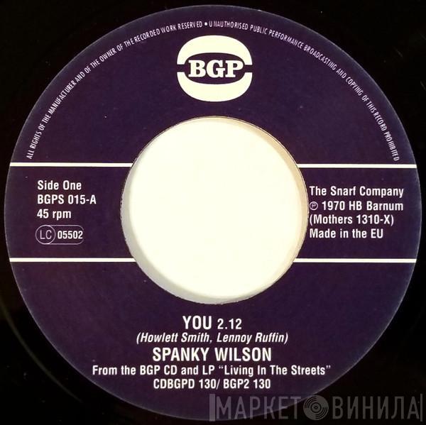 Spanky Wilson - You / Sunshine Of Your Love