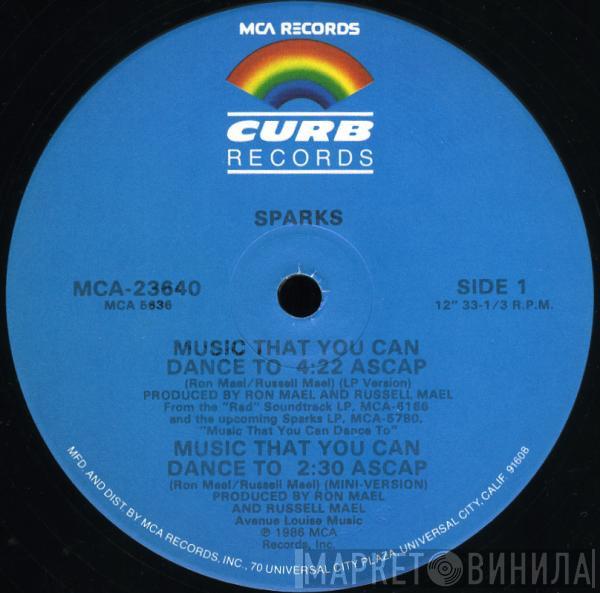 Sparks - Music That You Can Dance To