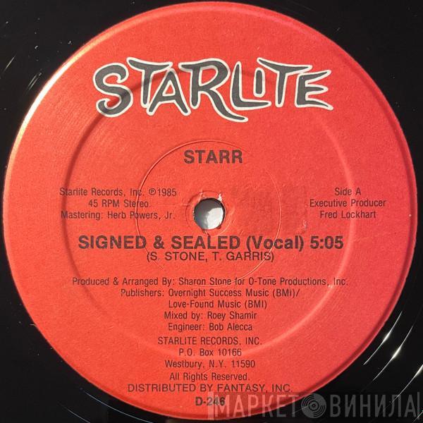 Starr  - Signed & Sealed