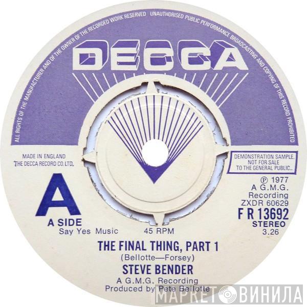 Steve Bender - The Final Thing